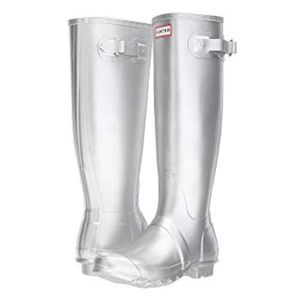 Tall Metallic Hunter Boots